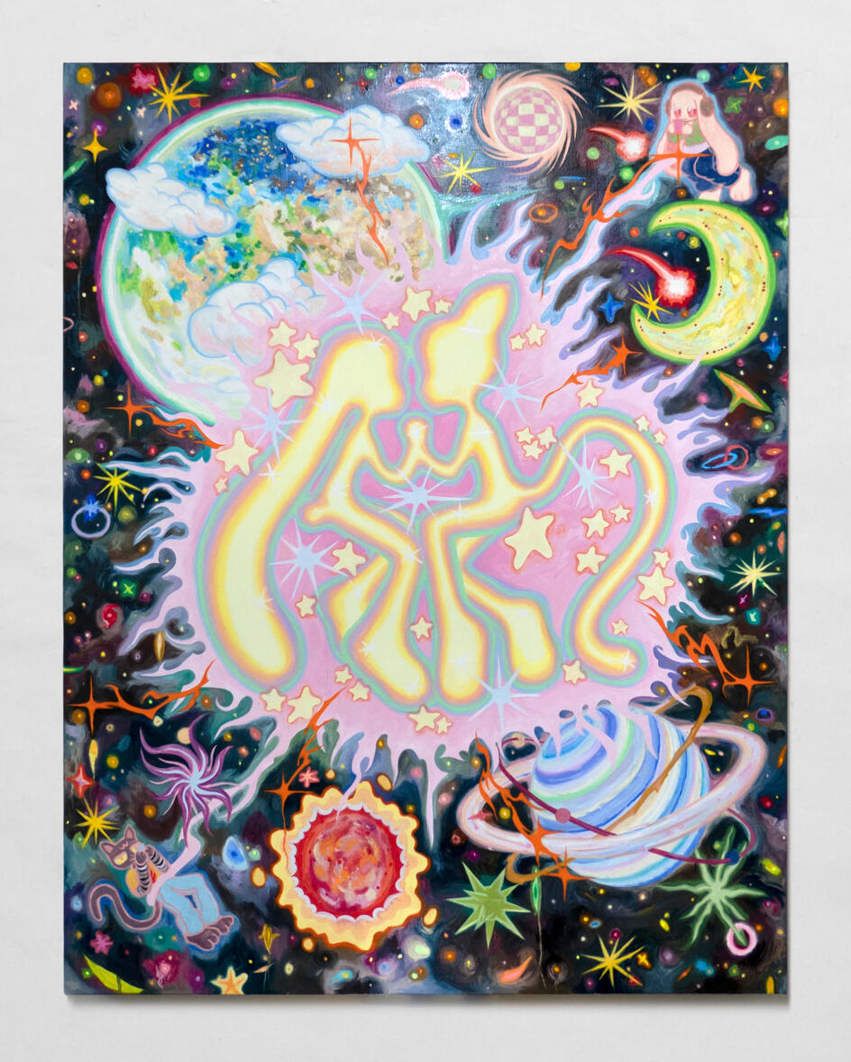 Cosmic Love, 116.8 x 91 cm, Oil on Canvas, 2022